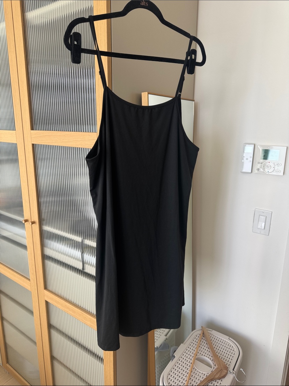 SHEIN Curve Black Slip Dress (3XL)